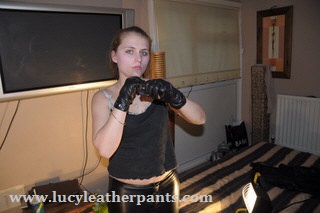 girl-in-leather-gloves-and-leather-pants-excercising