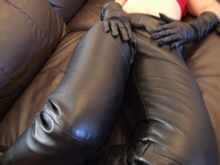 Girl-leather-pants-gloves-boots-jacket