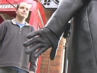 Girl-in-leather-pants-and-leather-gloves-with-jacket-and-boots