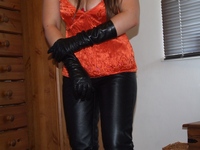 Girl-leather-pants-gloves-boots-jacket