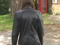 Girl-in-leather-pants-and-leather-gloves-with-jacket-and-boots