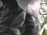 Girl-in-leather-pants-and-leather-gloves-with-jacket-and-boots