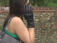 Girl-in-leather-pants-and-leather-gloves-with-jacket-and-boots