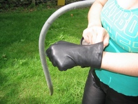 Girl-in-leather-pants-and-leather-gloves-with-jacket-and-boots